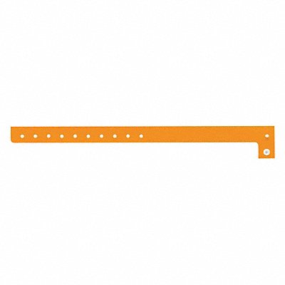 ID Wristband Orange 5/8 in W PK500