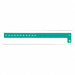 ID Wristband Vinyl L-Shaped Teal PK500