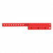 ID Wristband Vinyl Cash Tag Red PK500