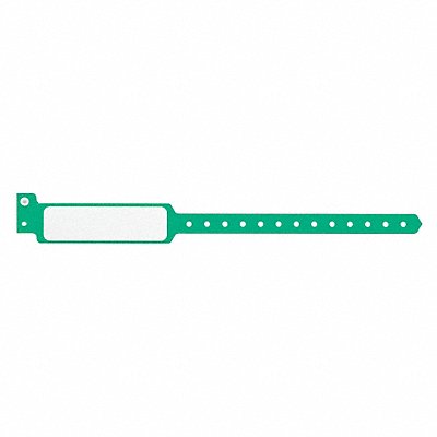 ID Wristband Plastic Wide Green PK500