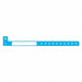 ID Wristband Plastic L-Shaped Blue PK500