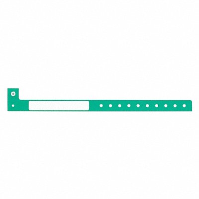 ID Wristband L-Shaped Green PK500