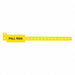 ID Wristband 10-1/4 in L Fall Risk PK500