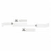 ID Wristband Set Vinyl White PK300