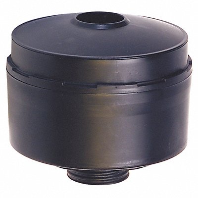 Gas Mask Canister Black Threaded PK6