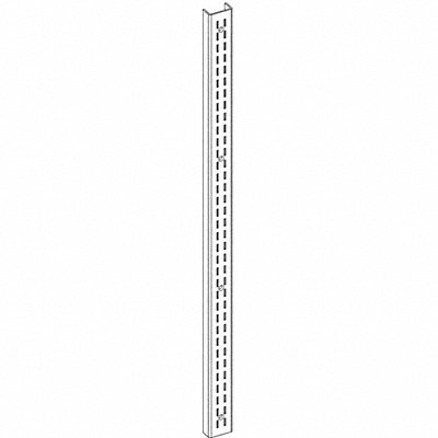 Wall Standard Steel 1-1/2 W 1/2 D