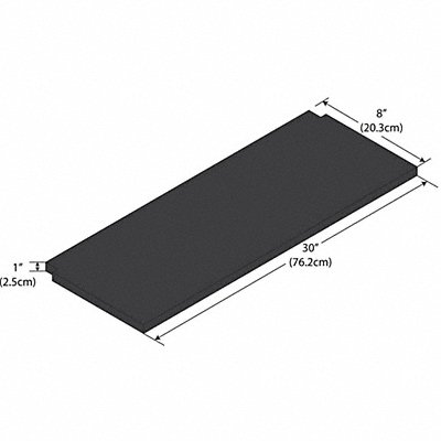 Notched Shelf Phenolic 30 W 9-1/2 D