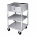 Mobil Equipment Stand Silver Cabinet