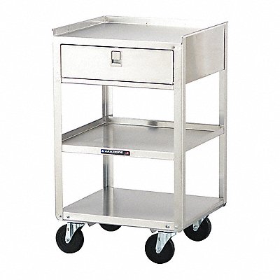 Mobil Equipment Stand Silver Cabinet