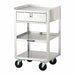 Mobil Equipment Stand Silver Cabinet