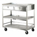 Mobil Equipment Stand Silver Cabinet