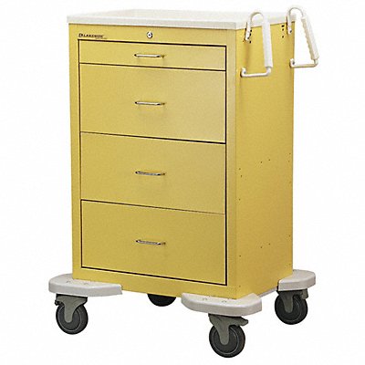 Medical Cart Yellow Cabinet