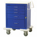 Medical Cart Blue Cabinet