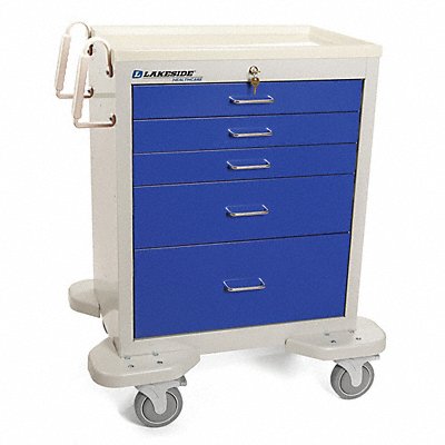 Medical Cart Gray Cabinet