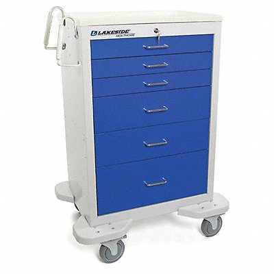 Medical Cart Gray Cabinet