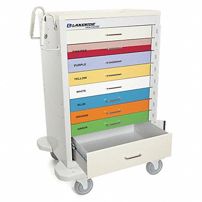 Medical Cart Gray Cabinet