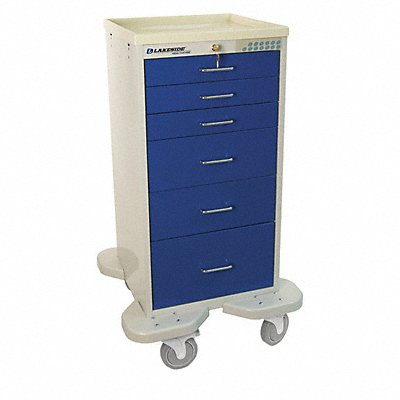 Medical Cart Gray Cabinet