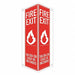Safety Sign 18 in x 8 in x 3 in Aluminum