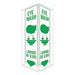 Safety Sign 18 in x 8 in x 3 in Aluminum