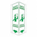 Safety Sign 18 in x 8 in x 3 in Aluminum