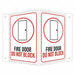 Safety Sign 6 in x 7 1/2 in Aluminum