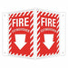 Fire Extinguisher Sign 6x7 1/2in Alumin