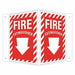 Fire Extinguisher Sign 6x7 1/2in Alumin