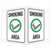Facility Sign 6 in x 7 1/2 in Aluminum