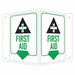 Safety Sign 6 in x 7 1/2 in Aluminum