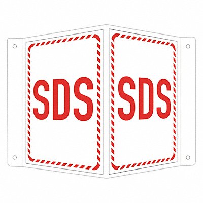 Safety Sign 6in x 7.5in Aluminum