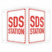 Safety Sign 6in x 7.5in Aluminum