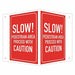 Safety Sign 6 in x 7 1/2 in Aluminum