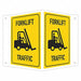 Safety Sign 6 in x 7 1/2 in Aluminum