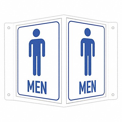 Facility Sign 6 in x 7 1/2 in Aluminum