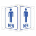 Facility Sign 6 in x 7 1/2 in Aluminum