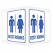 Safety Sign 6 in x 7 1/2 in Aluminum