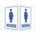 Safety Sign 6 in x 7 1/2 in Aluminum