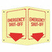Safety Sign 6 in x 7 1/2 in Aluminum