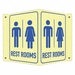 Facility Sign 6 in x 7 1/2 in Aluminum