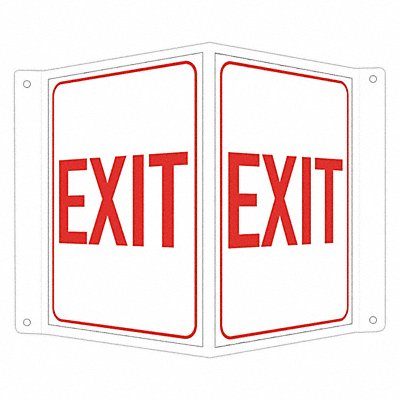 Safety Sign 10 in x 7 in Aluminum
