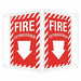 Fire Extinguisher Sign 10x12in Aluminum