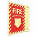 Fire Extinguisher Sign 12inx8in Aluminum