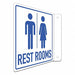 Facility Sign 8 in x 8 in Aluminum