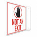 Safety Sign 8 in x 8 in Aluminum