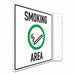 Safety Sign 8 in x 8 in Aluminum