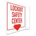 Safety Sign 8 in x 8 in Aluminum