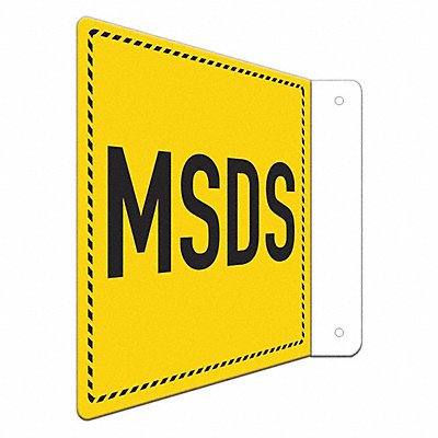 Safety Sign 8 in x 8 in Aluminum