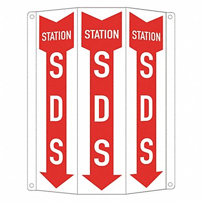 Safety Sign 10 inx8 1/4 in Aluminum