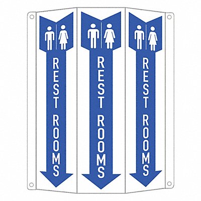 Safety Sign 12 in x 8 1/4 in Aluminum