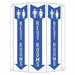 Safety Sign 12 in x 8 1/4 in Aluminum